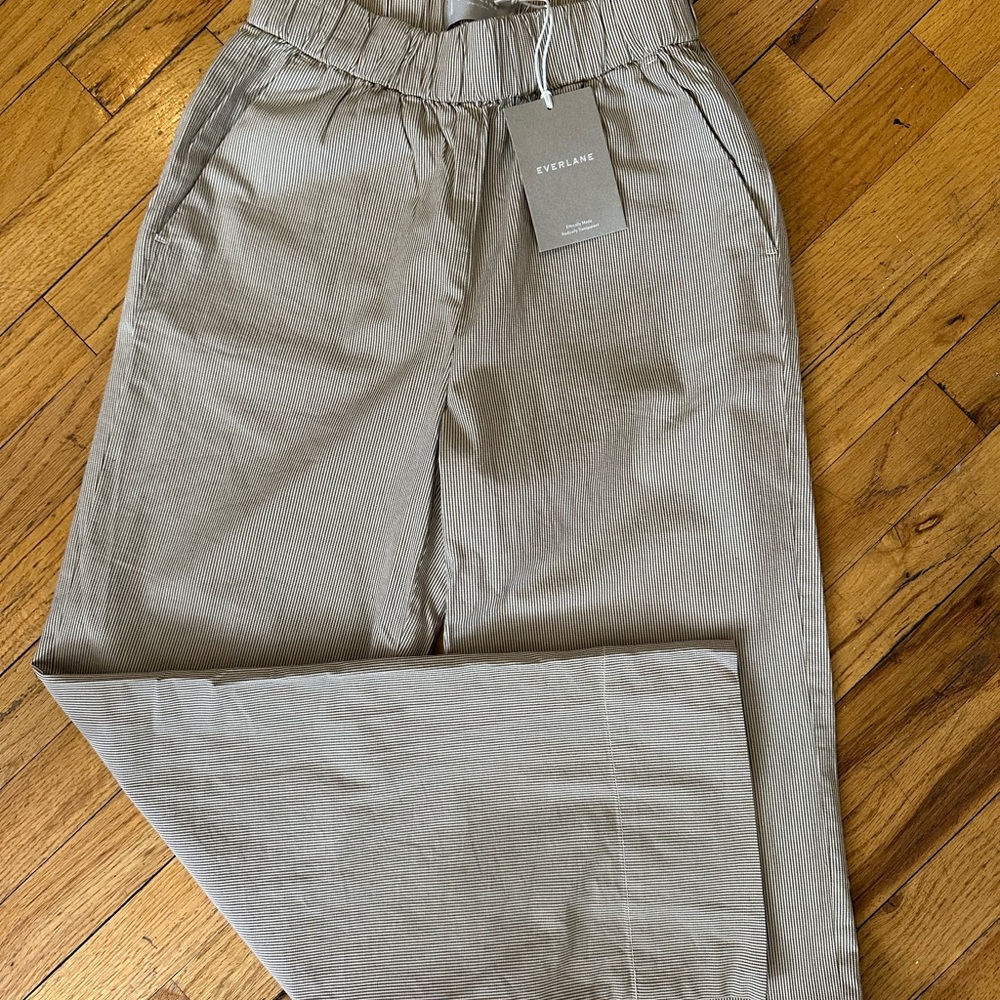 Everlane Easy Pant Trousers/Pants twill, stretchy NWT
